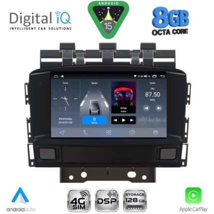 DIGITAL IQ BLM 772_CPA (7" DECK) MULTIMEDIA OEM for OPEL ASTRA J mod. 2010-2016