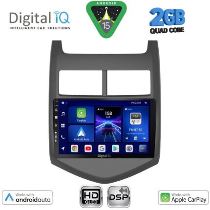 DIGITAL IQ BXC 3074_CPAA (9inc) MULTIMEDIA TABLET for CHEVROLET AVEO mod. 2011-2014