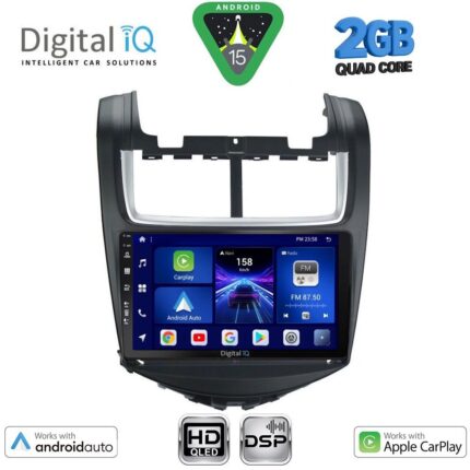DIGITAL IQ BXC 3075_CPAA (9inc) MULTIMEDIA TABLET for CHEVROLET AVEO mod. 2014-2017
