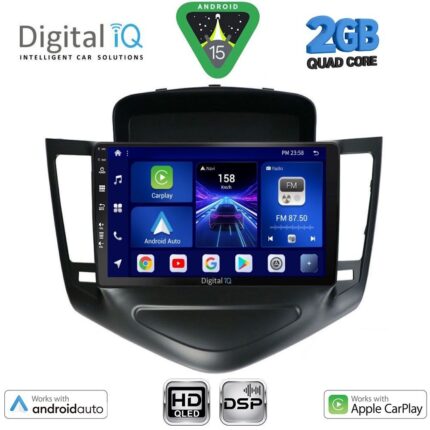 DIGITAL IQ BXC 3076_CPAA (9inc) MULTIMEDIA TABLET for CHEVROLET CRUZE mod. 2008-2012