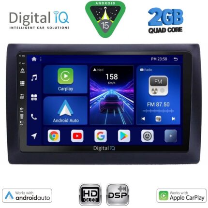 DIGITAL IQ BXC 3145_CPAA (9inc) MULTIMEDIA TABLET for FIAT STILO mod. 2001-2007