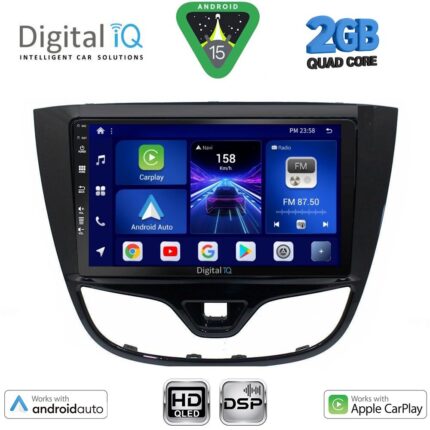 DIGITAL IQ BXC 3489_CPAA (10inc) MULTIMEDIA TABLET for OPEL KARL mod. 2014-2019