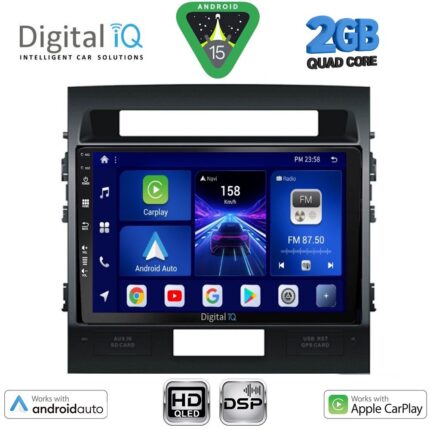 DIGITAL IQ BXC 3724_CPAA (10inc) MULTIMEDIA TABLET for TOYOTA LANDCRUISER mod. 2008-2015