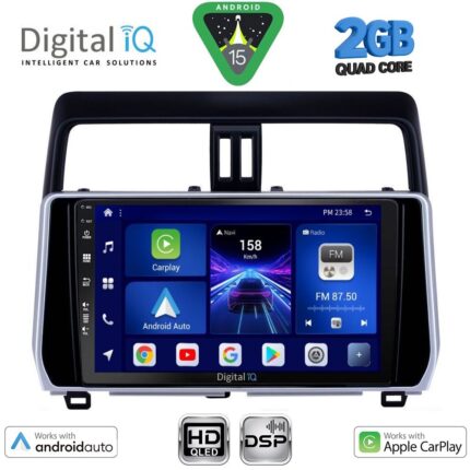 DIGITAL IQ BXC 3739_CPAA (10inc) MULTIMEDIA TABLET for TOYOTA LAND CRUISER mod. 2019-2023