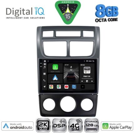 DIGITAL IQ BXF 11324BL_CPAA (CLIMA+A/C) (9inc) MULTIMEDIA TABLET for KIA SPORTAGE mod. 2004-2010