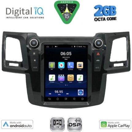 DIGITAL IQ BXF 5965_CPAA TESLA STYLE for TOYOTA HILUX mod. 2005-2015