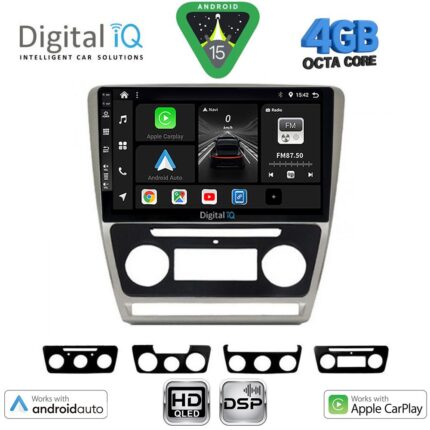 DIGITAL IQ BXF 6595SL_CPAA (10inc) MULTIMEDIA TABLET for SKODA OCTAVIA 5 mod. 2005-2012 (SILVER)