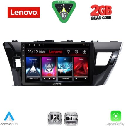 LENOVO LVD 2714_CPA (10inc) MULTIMEDIA TABLET for TOYOTA COROLLA mod. 2013-2016