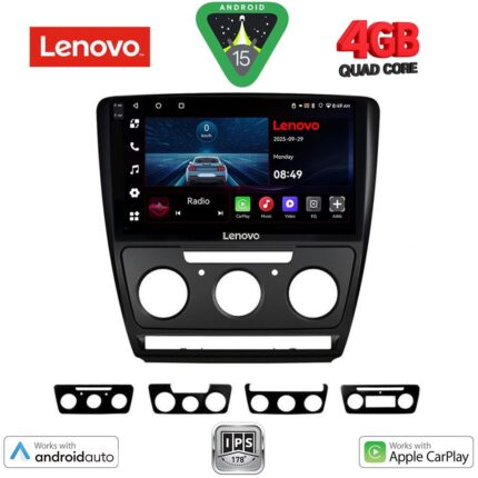 LENOVO LVE 8595BL_CPAA (10inc) MULTIMEDIA TABLET for SKODA OCTAVIA 5 mod. 2005-2012 (BLACK)