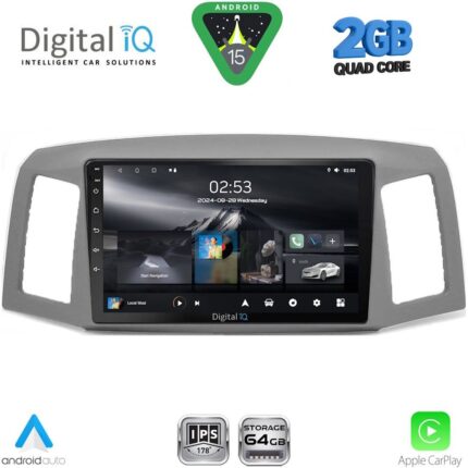 DIGITAL IQ RSD 1281_CPA (10inc) MULTIMEDIA TABLET for JEEP GRAND CHEROKEE mod. 2005-2007