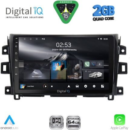 DIGITAL IQ RSD 1456_CPA (10inc) MULTIMEDIA TABLET for NISSAN NAVARA mod. 2016-2025