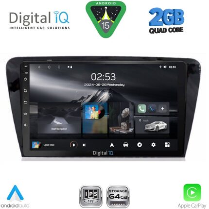 DIGITAL IQ RSD 1597_CPA (10inc) MULTIMEDIA TABLET for SKODA OCTAVIA 7 mod. 2013-2021