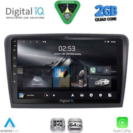 DIGITAL IQ RSD 1604B_CPA (10inc) MULTIMEDIA TABLET for SKODA SUPERB mod. 2008-2015