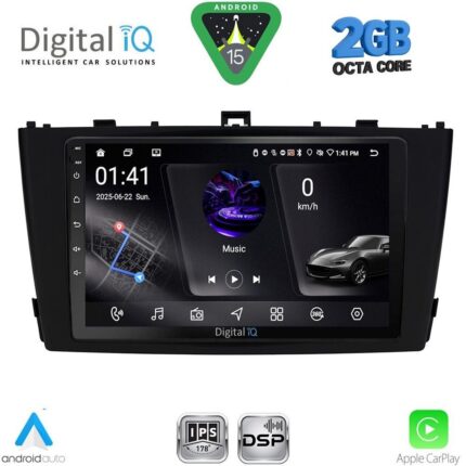 DIGITAL IQ RSF 4705BL_CPA (9inc) MULTIMEDIA TABLET for TOYOTA AVENSIS (T27) mod. 2009-2015 (BLACK)