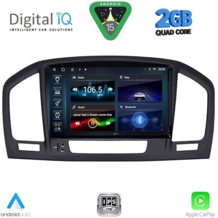 DIGITAL IQ BLD 214_CPA (8" DECK) MULTIMEDIA SYSTEM for OPEL INSIGNIA mod. 2008-2013
