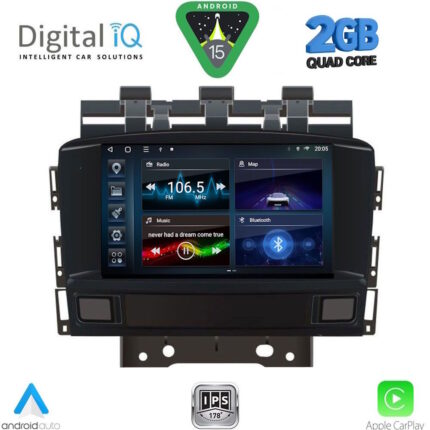 DIGITAL IQ BLD 272_CPA (7" DECK) MULTIMEDIA SYSTEM for OPEL ASTRA J mod. 2011-2016