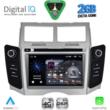 DIGITAL IQ BLF 329_CPA (7" DECK) MULTIMEDIA SYSTEM for TOYOTA YARIS mod. 2006-2011