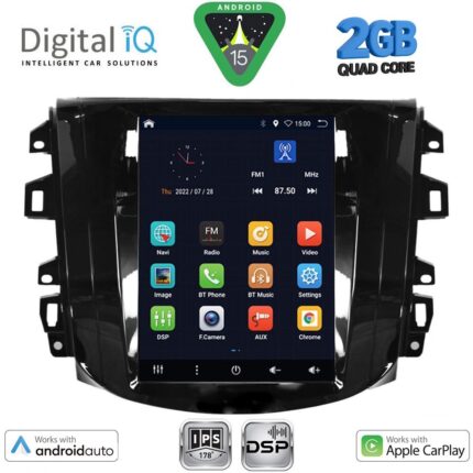 DIGITAL IQ BXC 3856_CPAA TESLA STYLE for NISSAN NAVARA mod. 2016-2025