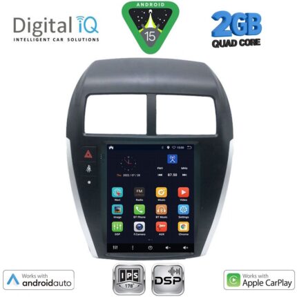 DIGITAL IQ BXC 3952_CPAA TESLA STYLE for MITSUBISHI ASX mod. 2009-2020