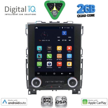 DIGITAL IQ BXC 3998_CPAA TESLA STYLE for RENAULT KOLEOS – MEGANE 4 mod. 2016-2025