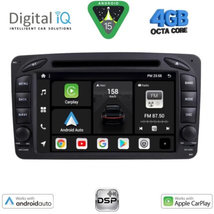 DIGITAL IQ BXF 671_CPAA (7'' DVD) MULTIMEDIA SYSTEM for MERCEDES C (W203) mod. 1999-2004