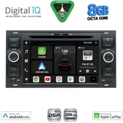 DIGITAL IQ BXF 702_CPAA (7'' DECK) MULTIMEDIA SYSTEM for FORD mod. 2004-2008