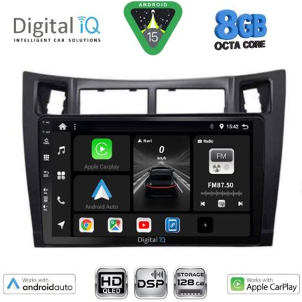 DIGITAL IQ BXF 7736BL_CPAA (9inc) MULTIMEDIA TABLET for TOYOTA YARIS mod. 2006-2011 (BLACK)