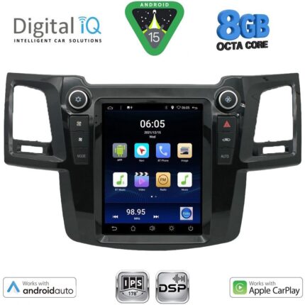 DIGITAL IQ BXF 7965_CPAA TESLA STYLE for TOYOTA HILUX mod. 2005-2015