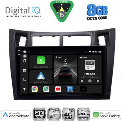 DIGITAL IQ BXK 20736BL_CPAA (9inc) MULTIMEDIA TABLET for TOYOTA YARIS mod. 2006-2011 (BLACK)