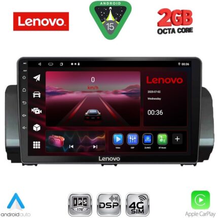 LENOVO LVF 5109_CPA (9inc) MULTIMEDIA TABLET for DACIA LOGAN - SANDERO - JOGGER mod. 2020-2026