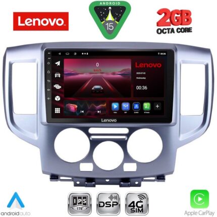 LENOVO LVF 5458SL_CPA (9inc) MULTIMEDIA TABLET for NISSAN NV 200 mod. 2009-2020 (SILVER)