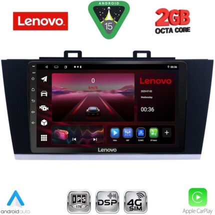 LENOVO LVF 5668_CPA (9inc) MULTIMEDIA TABLET for SUBARU LEGACY – OUTBACK mod. 2014-2019