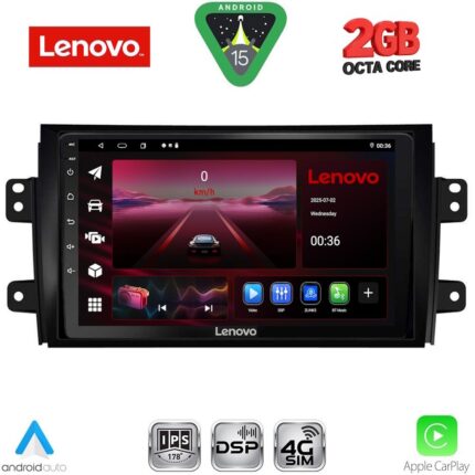 LENOVO LVF 5688_CPA (9inc) MULTIMEDIA TABLET for FIAT SEDICI – SUZUKI SX4 mod. 2005-2013