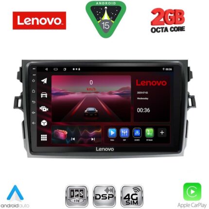 LENOVO LVF 5713_CPA (9inc) MULTIMEDIA TABLET for TOYOTA COROLLA 4D mod. 2006-2012
