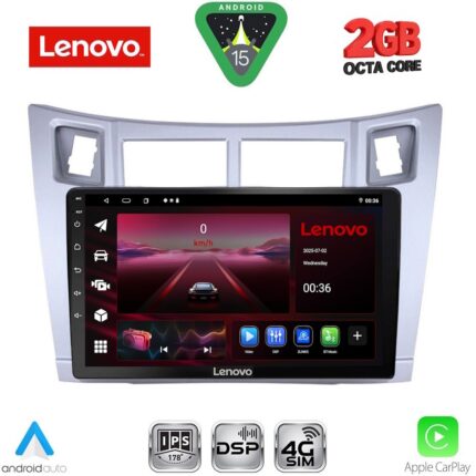 LENOVO LVF 5736SL_CPAA (9inc) MULTIMEDIA TABLET for TOYOTA YARIS mod. 2006-2011 (SILVER)