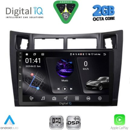 DIGITAL IQ RSF 4736BL_CPA (9inc) MULTIMEDIA TABLET for TOYOTA YARIS mod. 2006-2011 (BLACK)