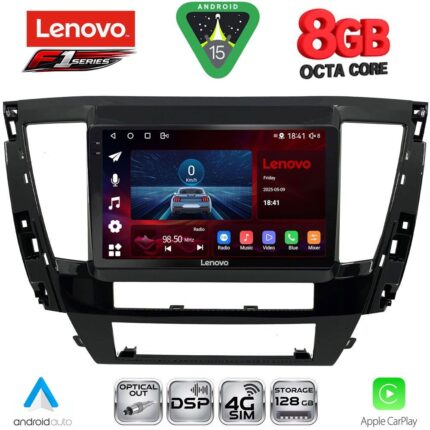 LENOVO SSR 10447S_CPA (9inc) MULTIMEDIA TABLET for MITSUBISHI PAJERO SPORT mod. 2020-2026