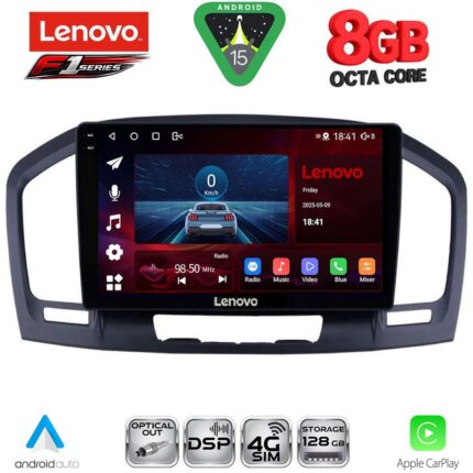 LENOVO SSR 10491BL_CPA (9inc) MULTIMEDIA TABLET for OPEL INSIGNIA mod. 2008-2013 (BLACK)