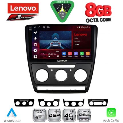 LENOVO SSR 10595BL_CPA (10inc) MULTIMEDIA TABLET for SKODA OCTAVIA 5 mod. 2005-2012 (BLACK)