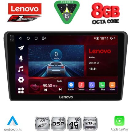 LENOVO SSR 10704BL_CPA (9inc) MULTIMEDIA TABLET for TOYOTA AVENSIS (T25) mod. 2003-2009 (BLACK)