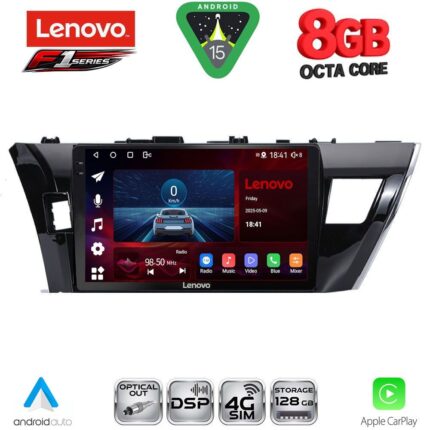 LENOVO SSR 10714_CPA (10inc) MULTIMEDIA TABLET for TOYOTA COROLLA mod. 2013-2016