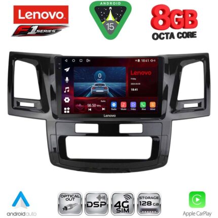 LENOVO SSR 10720_CPA (9inc) MULTIMEDIA TABLET for TOYOTA HILUX mod. 2005-2016