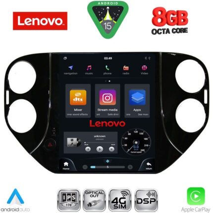 LENOVO SSW 10989_CPA TESLA STYLE  for  VW TIGUAN mod. 2010-2013