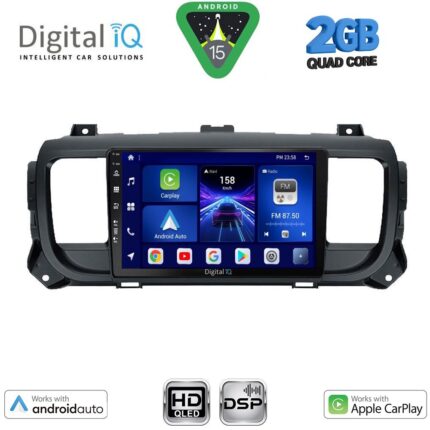 DIGITAL IQ BXC 3729_CPAA (9inc) MULTIMEDIA TABLET for CITROEN JUMPY-SPACETOURER – PEUGEOT EXPERT-TRAVELLER – TOYOTA PROACE mod. 2016-2026