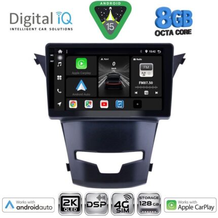 DIGITAL IQ BXF 11653_CPAA (9inc) MULTIMEDIA TABLET for SSANGYONG KORANDO mod. 2014-2019