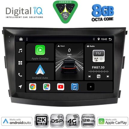 DIGITAL IQ BXF 11658_CPAA (9inc) MULTIMEDIA TABLET for SSANGYONG TIVOLI mod. 2016-2024