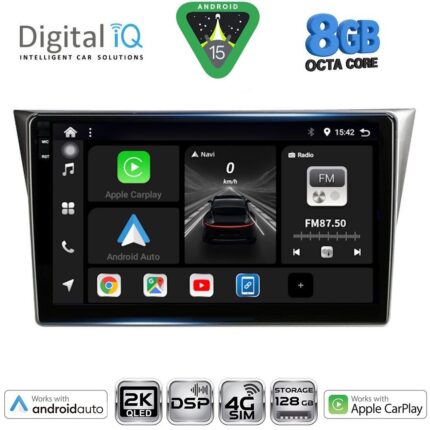 DIGITAL IQ BXF 11659_CPAA (9inc) MULTIMEDIA TABLET for SUBARU IMPREZA mod. 2002-2008