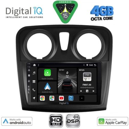 DIGITAL IQ BXF 6108_CPAA (9inc) MULTIMEDIA TABLET for DACIA LOGAN – SANDERO mod. 2012-2019