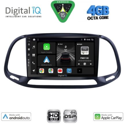 DIGITAL IQ BXF 6138_CPAA (9inc) MULTIMEDIA TABLET for FIAT DOBLO – OPEL COMBO mod. 2015-2018