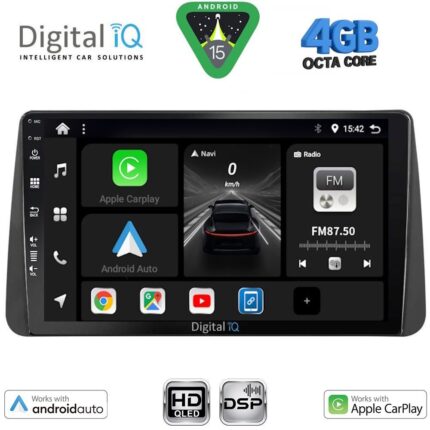 DIGITAL IQ BXF 6149_CPAA DASH (9inc) MULTIMEDIA TABLET for FIAT TIPO mod. 2018-2023